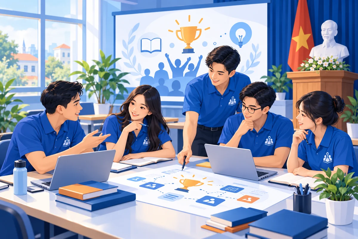 Hình minh họa giải pháp cho hội và đoàn thể